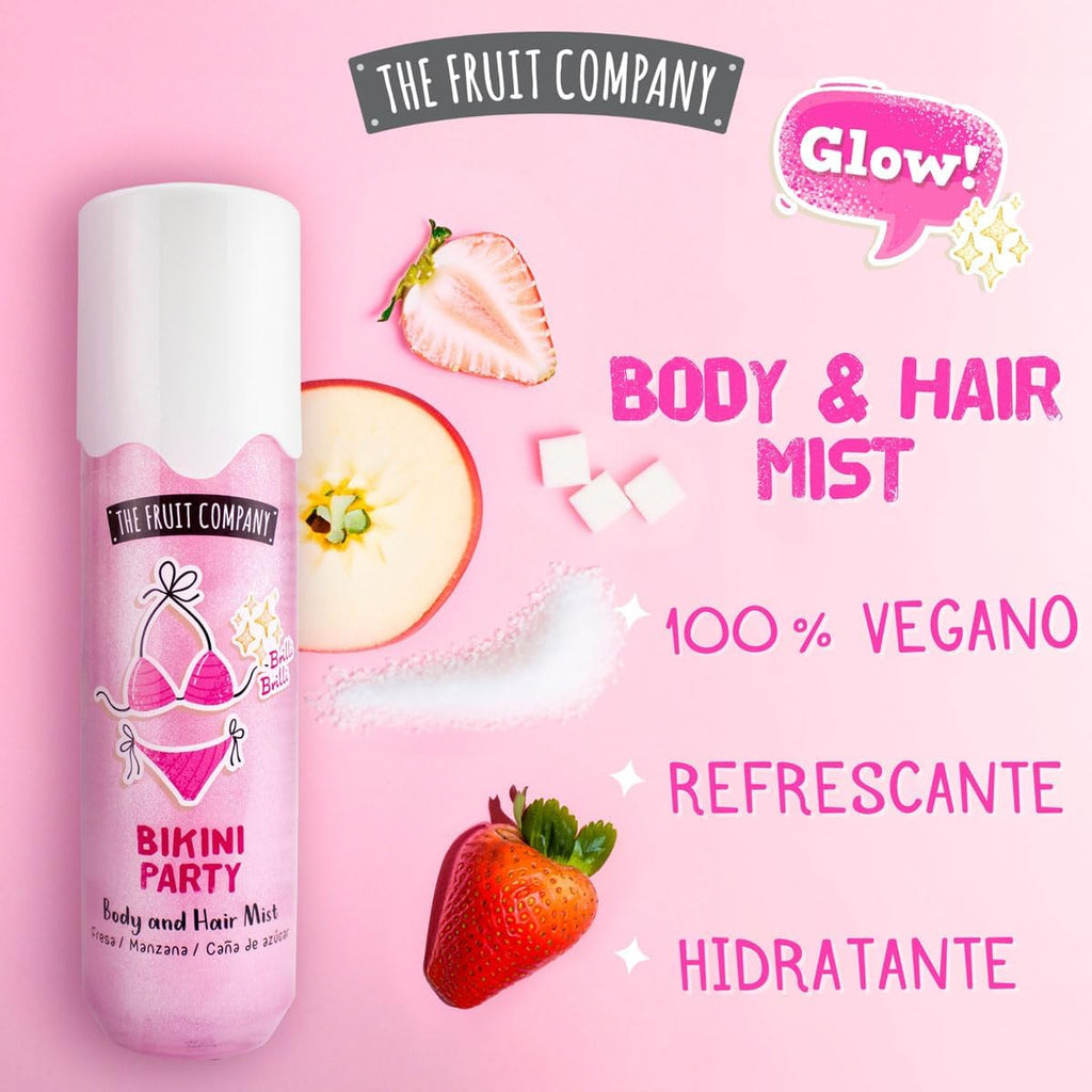 Pack de 2 Body Mist and Hair The Fruit Company Fresa y nata