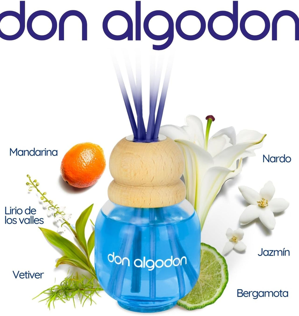 Pack 4 Mikados Don Algodón Aroma Clásico +60 Días