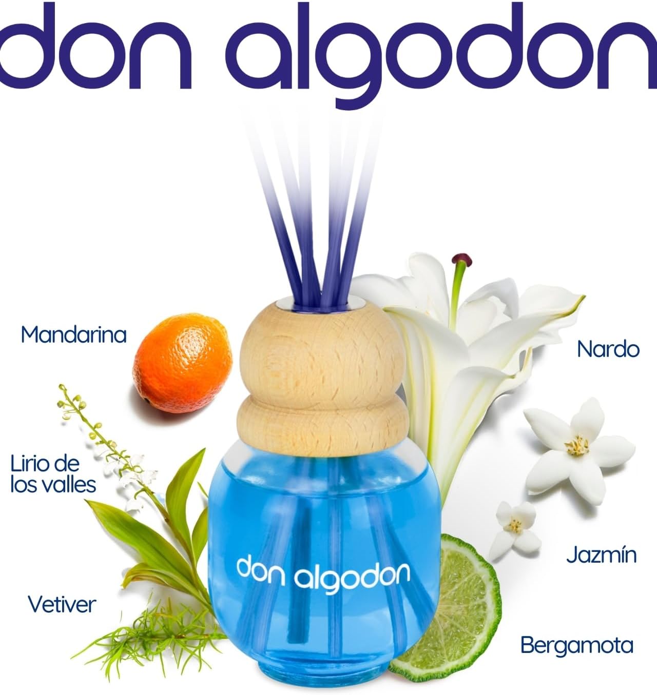 Pack 4 Mikados Don Algodón Aroma Clásico +60 Días