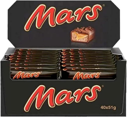 Mars chocolatina caramelo nougat chocolate pack 24x51g Golominas