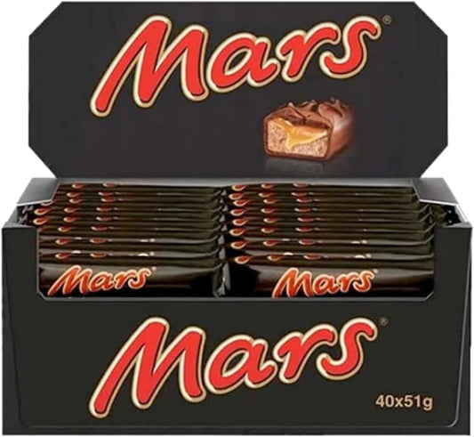 Mars chocolatina caramelo nougat chocolate pack 24x51g Golominas
