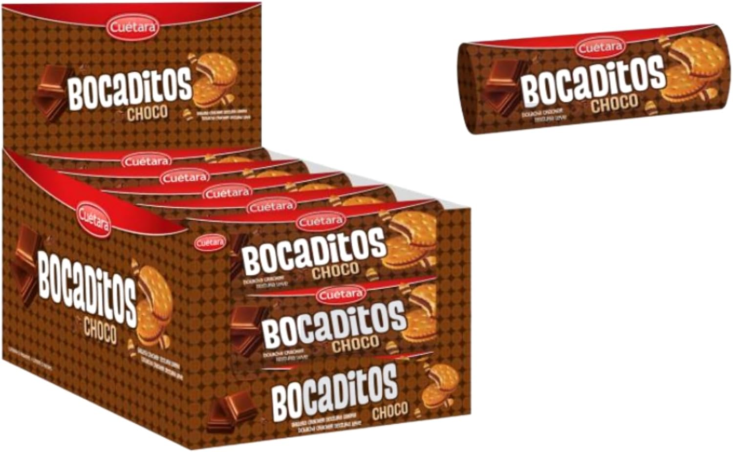 Galletas Bocaditos de Chocolate - 150g - 15 Und
