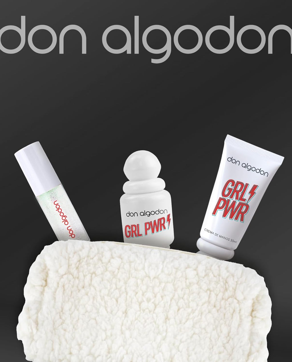 Set estuche Regalo Don Algodón Girl Power – Fragancia femenina y productos de belleza, edición limitada, ideal para cumpleaños y ocasiones especiales