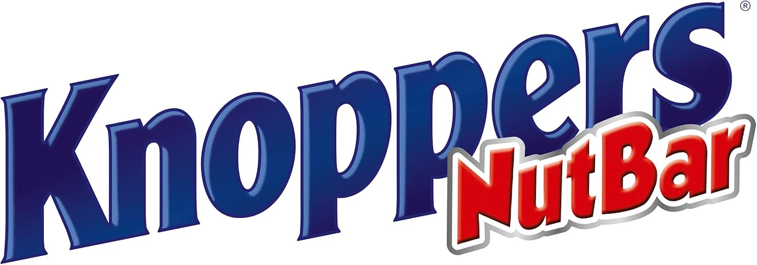 Knoppers Nutbar (24x40g) - Barra de barquillo con crema de leche (14,4%), crema de avellanas (14%), avellanas picadas (13,4%) y caramelo suave (22,2%)