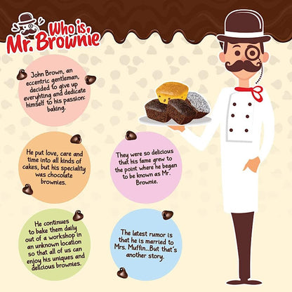 Mr. Brownie Limón – 96 Brownies (8 und x 12 bolsas)