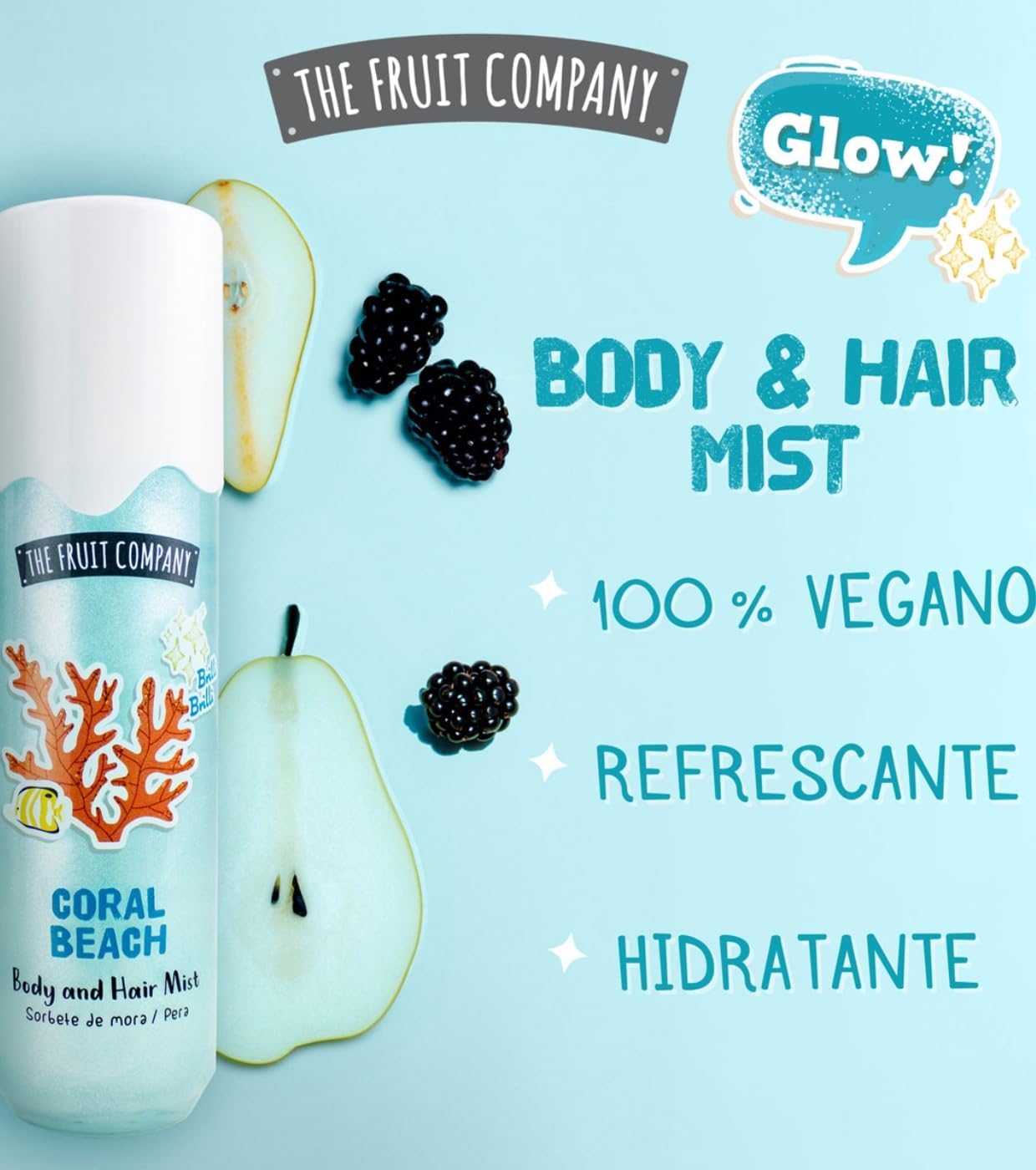 Pack de 2 Hair & Body Mist Coral Beach The Fruit Company