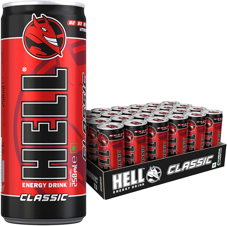 HELL ENERGY Bebida clásica  (250 ml x 24)