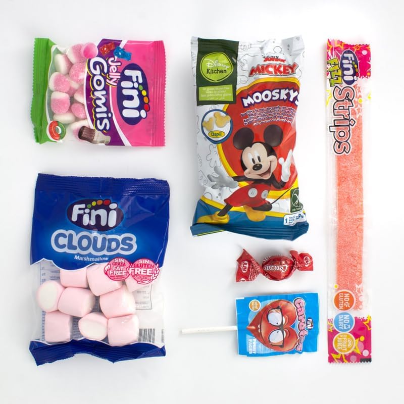 Fini caja de 30 und conos bolsas de cumpleaños chuches