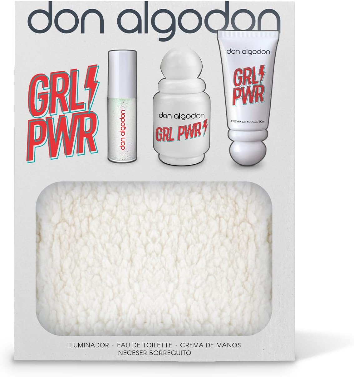 Set estuche Regalo Don Algodón Girl Power – Fragancia femenina y productos de belleza, edición limitada, ideal para cumpleaños y ocasiones especiales