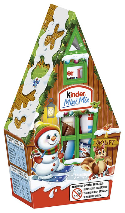 Kinder Mini Mix Casita de Navidad – 76 g (Modelo Surtido)