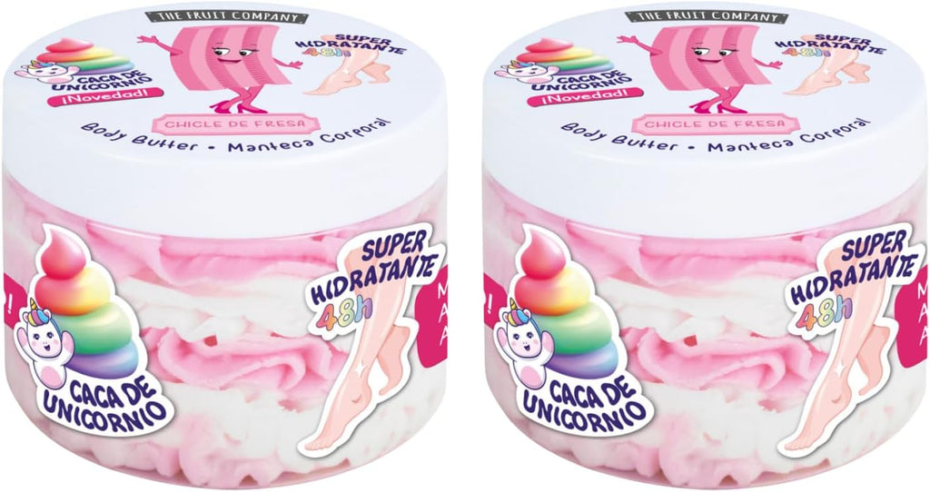 Pack de 2 Mantecas Corporales The Fruit Company chicle de fresa