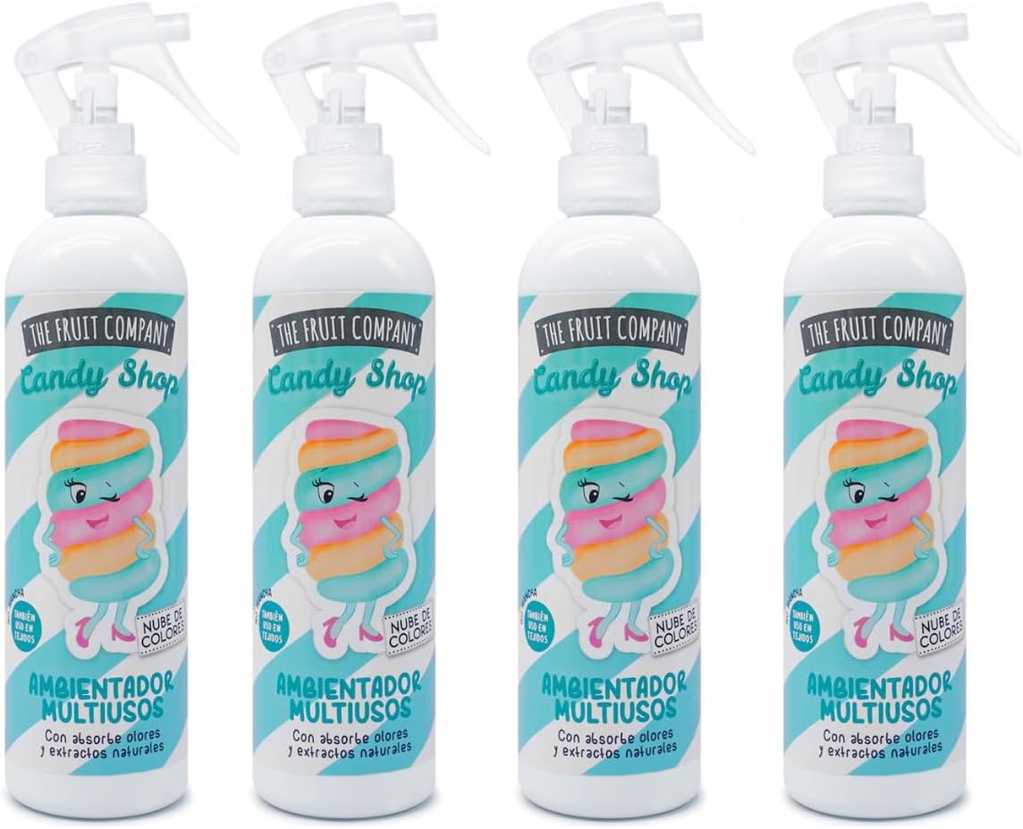 pack de 4 Spray nube de colores The Fruit Company