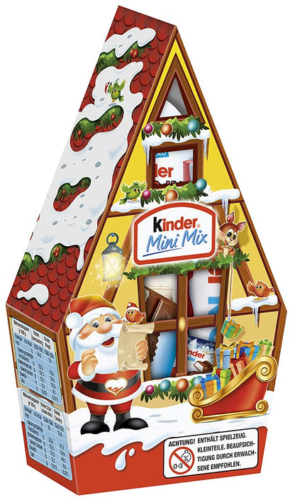 Kinder Mini Mix Casita de Navidad – 76 g (Modelo Surtido)