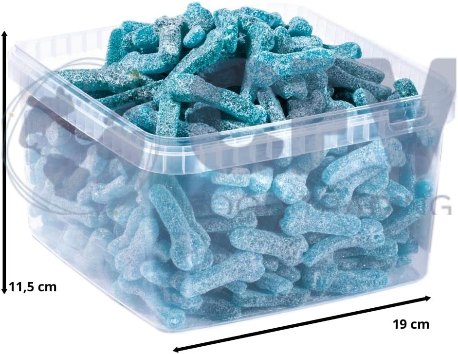 MR FLOPO POP Llaves Inglesas Acidas Azules- Envase De 290 Unidades