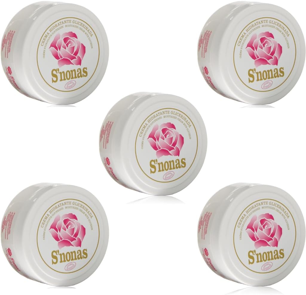 S'Nonas Crema de Manos Hidratante Glicerinada – PACK 5 X 200 m