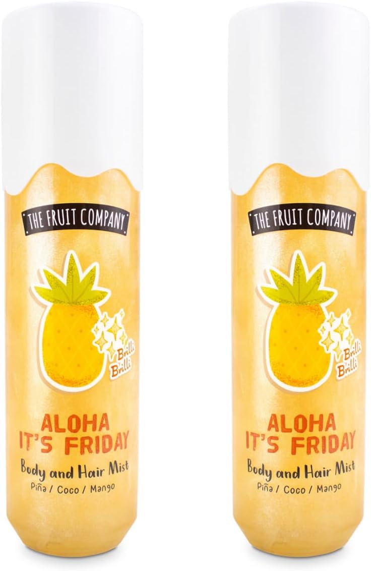 Pack de 2 Body Mist and Hair The Fruit Company piña coco y mango