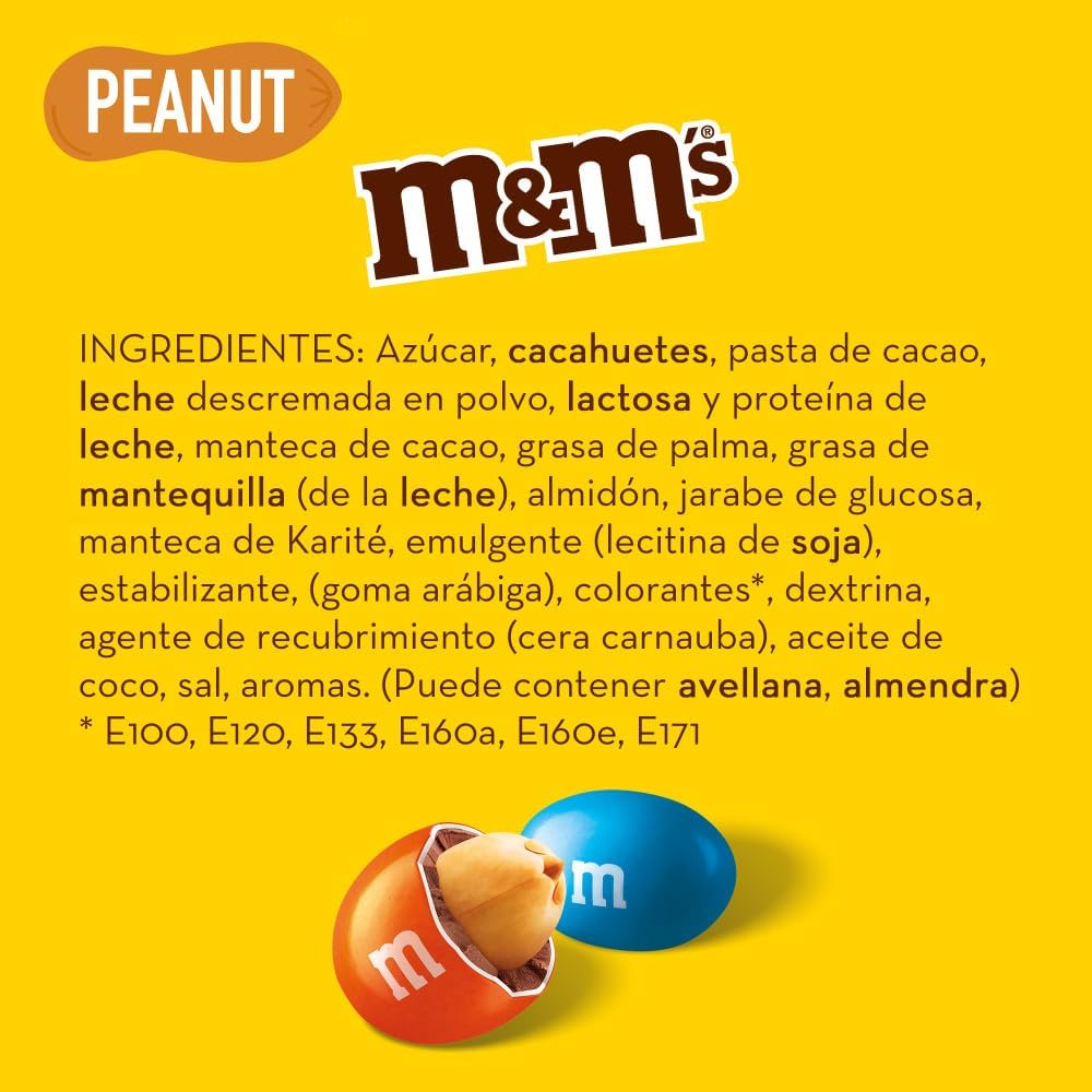 M&M's Peanuts Snack  (24 x 45g)