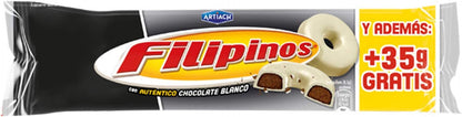 Filipinos chocolate blanco galletas pack 12x135g al por mayor Golominas