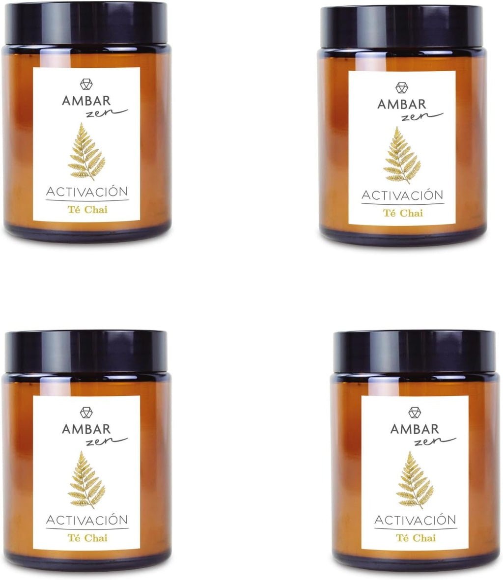Vela Té Chai 125 gr Ambar Zen ACTIVACIÓN