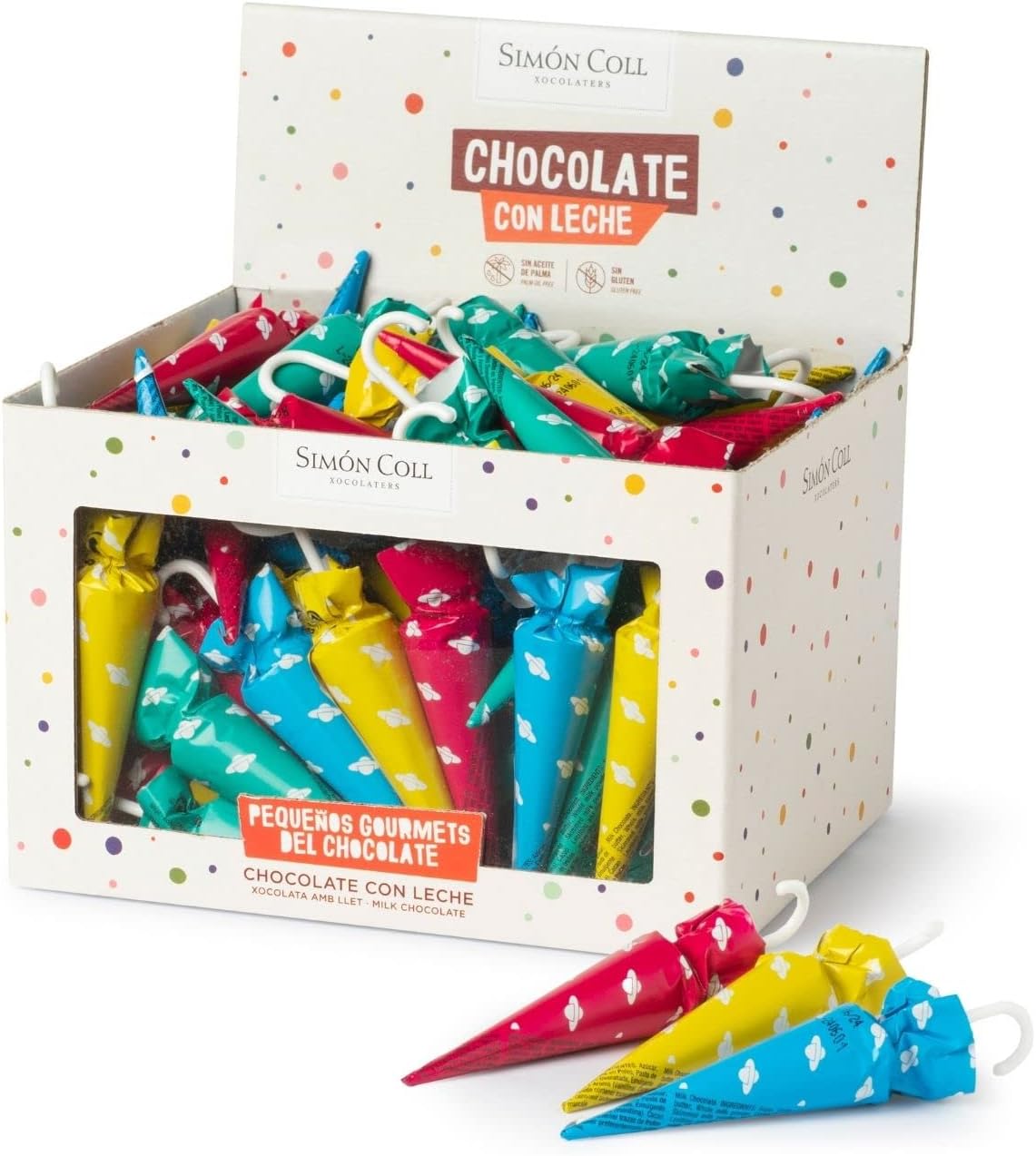 Chocolates Simón Coll (Paraguas Planetas) de Chocolate con Leche