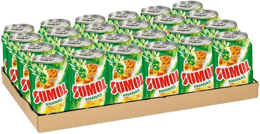 Sumol zumo piña con gas pack 24x33cl refresco portugués Golominas