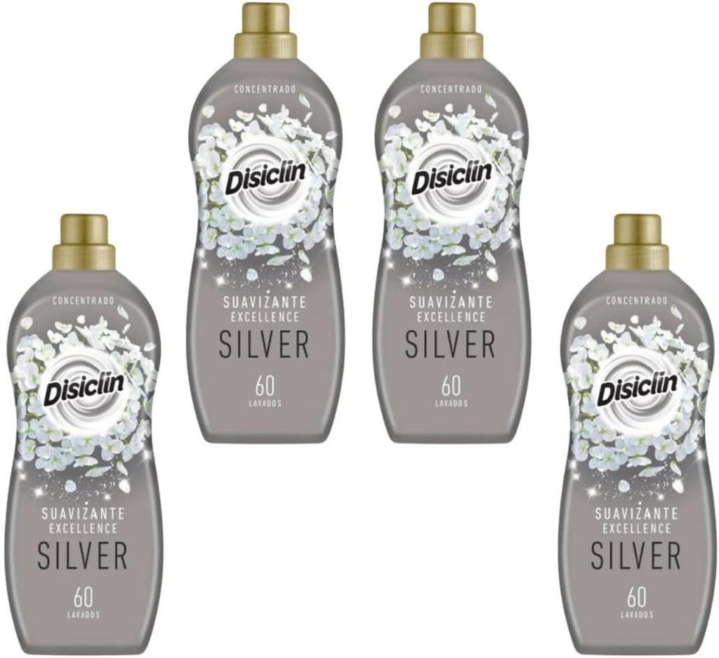 Suavizante Disiclin Silver 60 Lavados (Pack de 4)