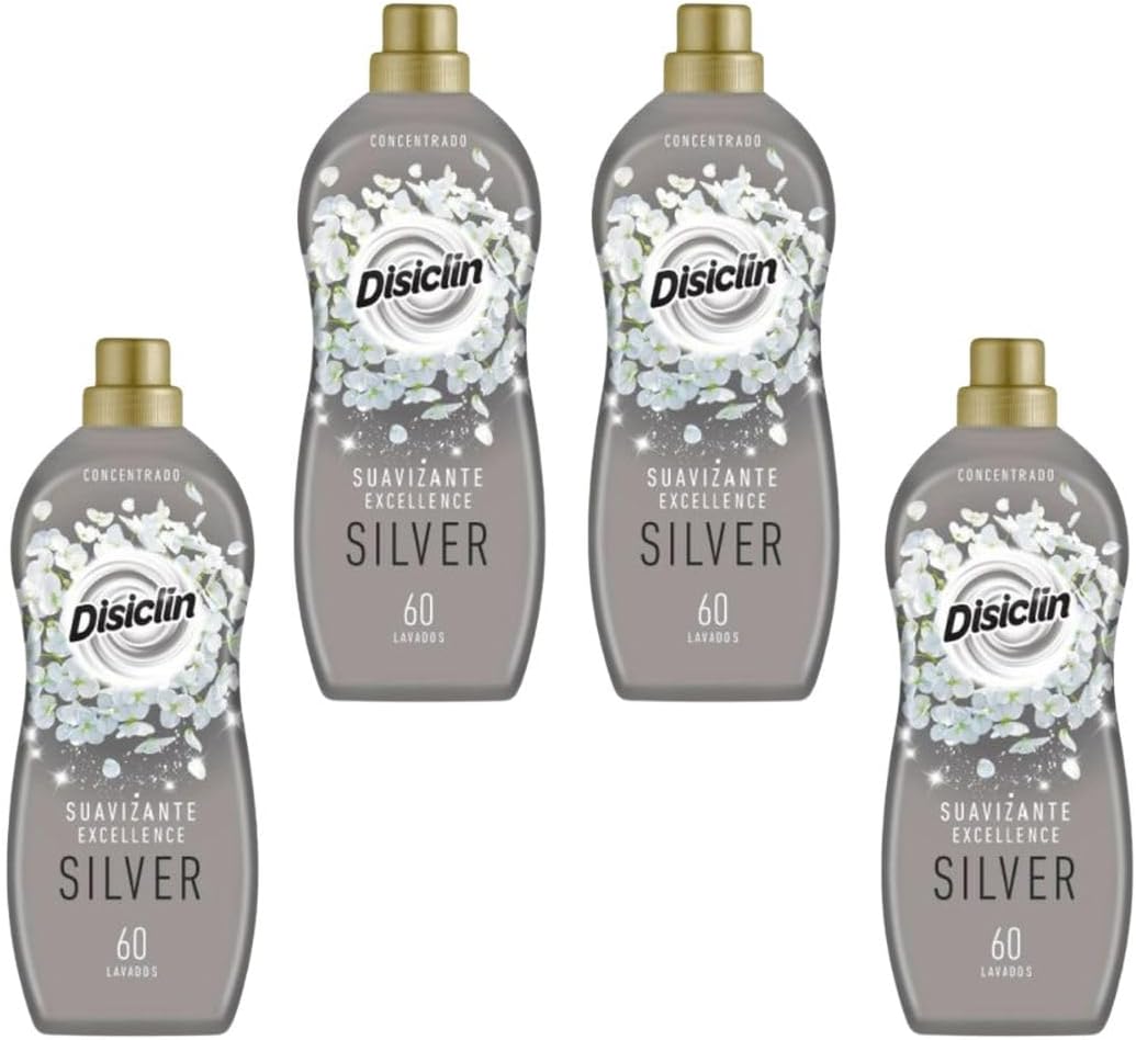 Suavizante Disiclin Silver 60 Lavados (Pack de 4)