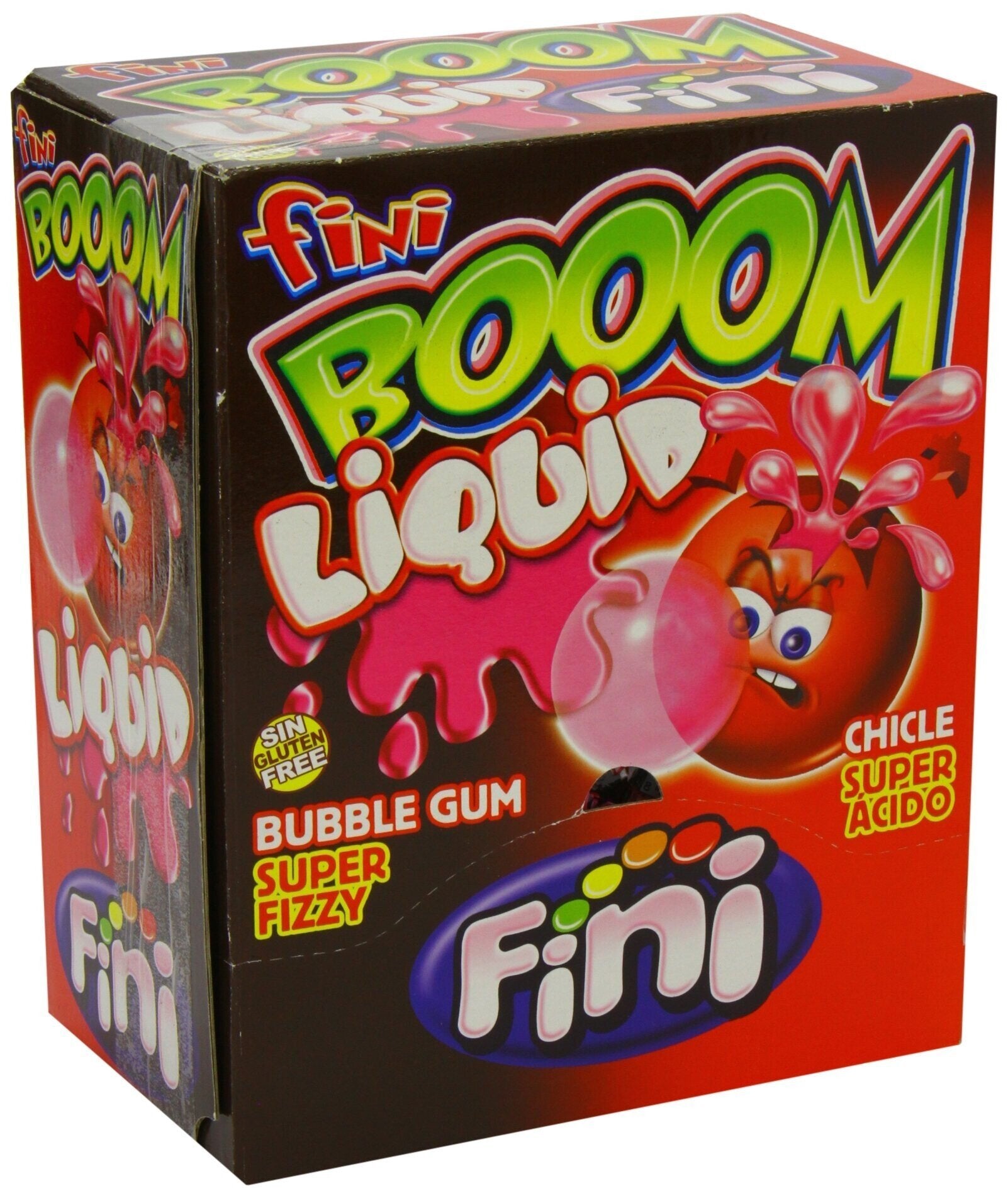 Finiboom chicle relleno líquido 200 unidades chicles granel Golominas