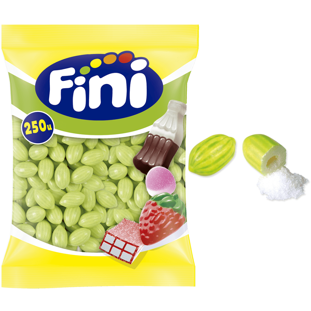 Fini chicle sabor melón caja 250 unidades chicles granel Golominas