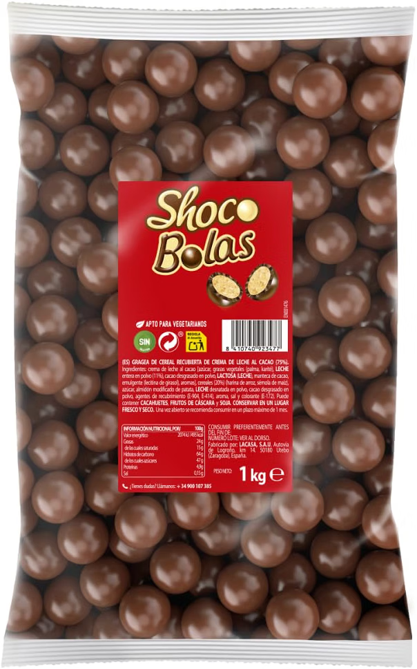 LACASA Shocobolas milk chocolate 1 kg