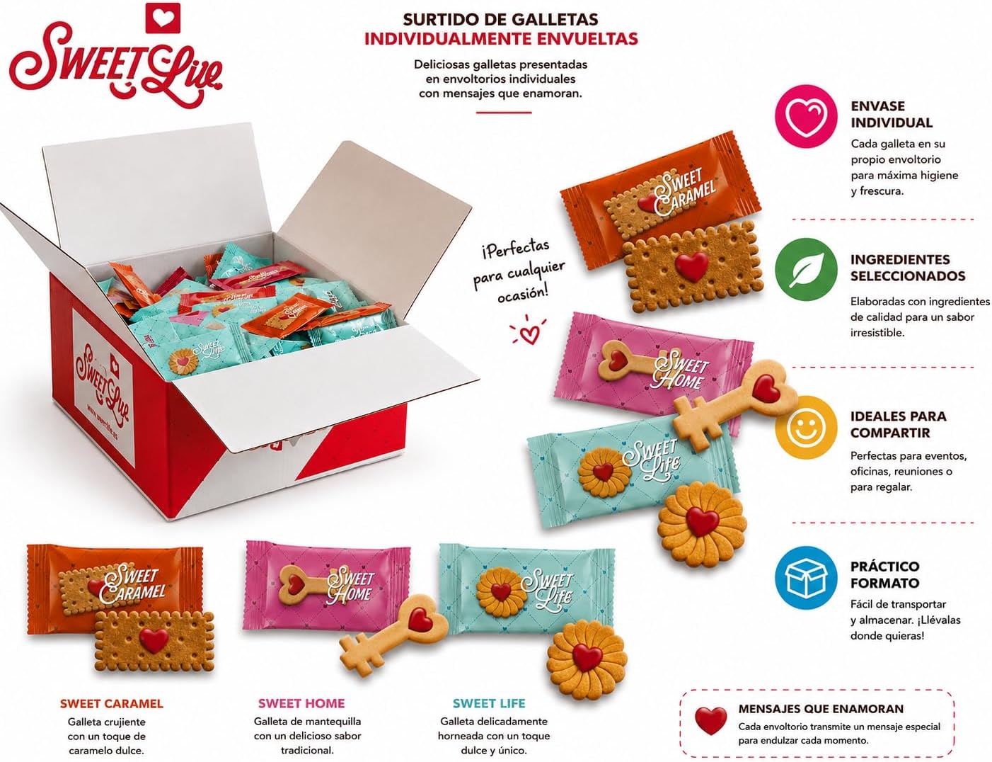 Galletas Gran Mix – Caja 200 unidades envueltas