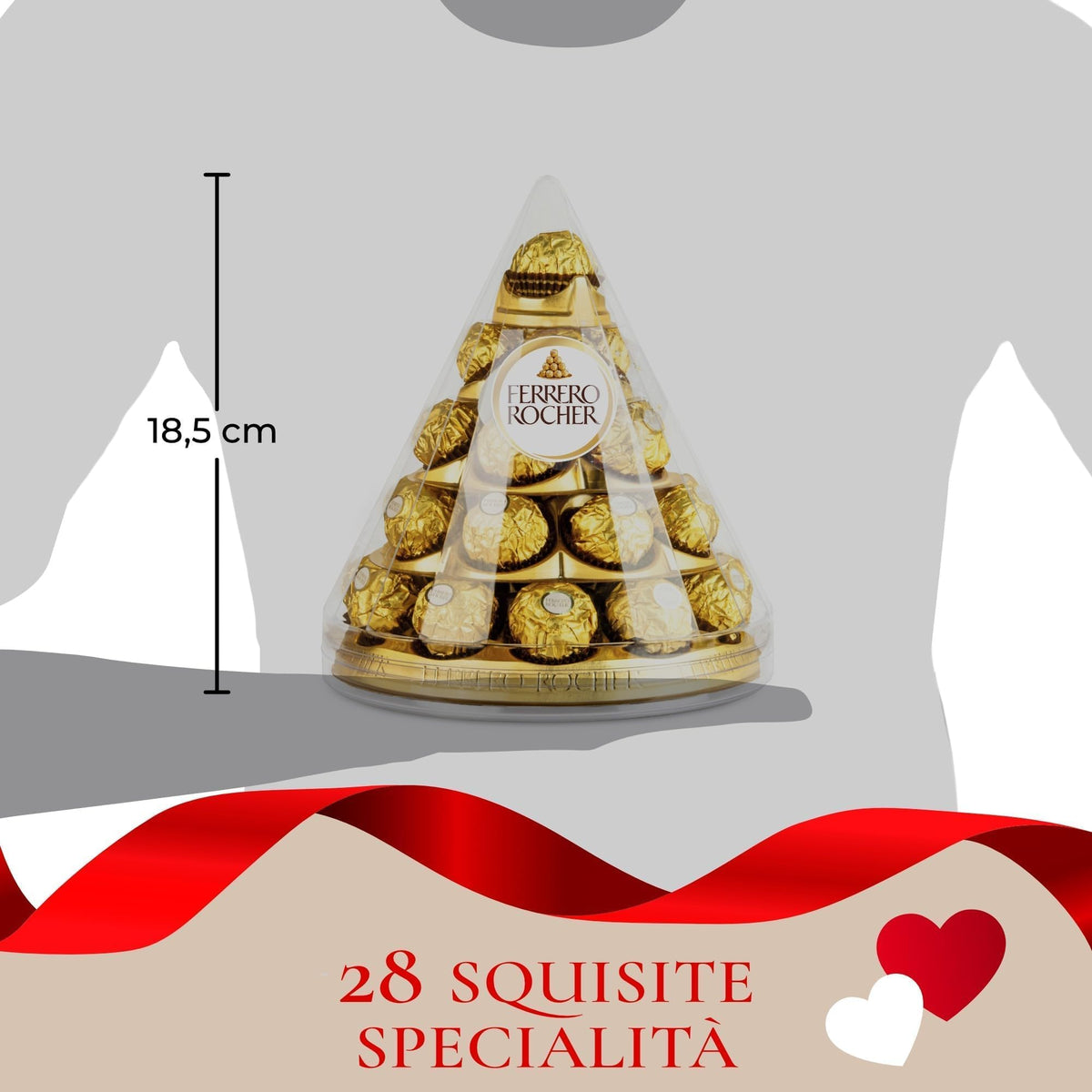 Ferrero Rocher Pirámide de Navidad – 350 g