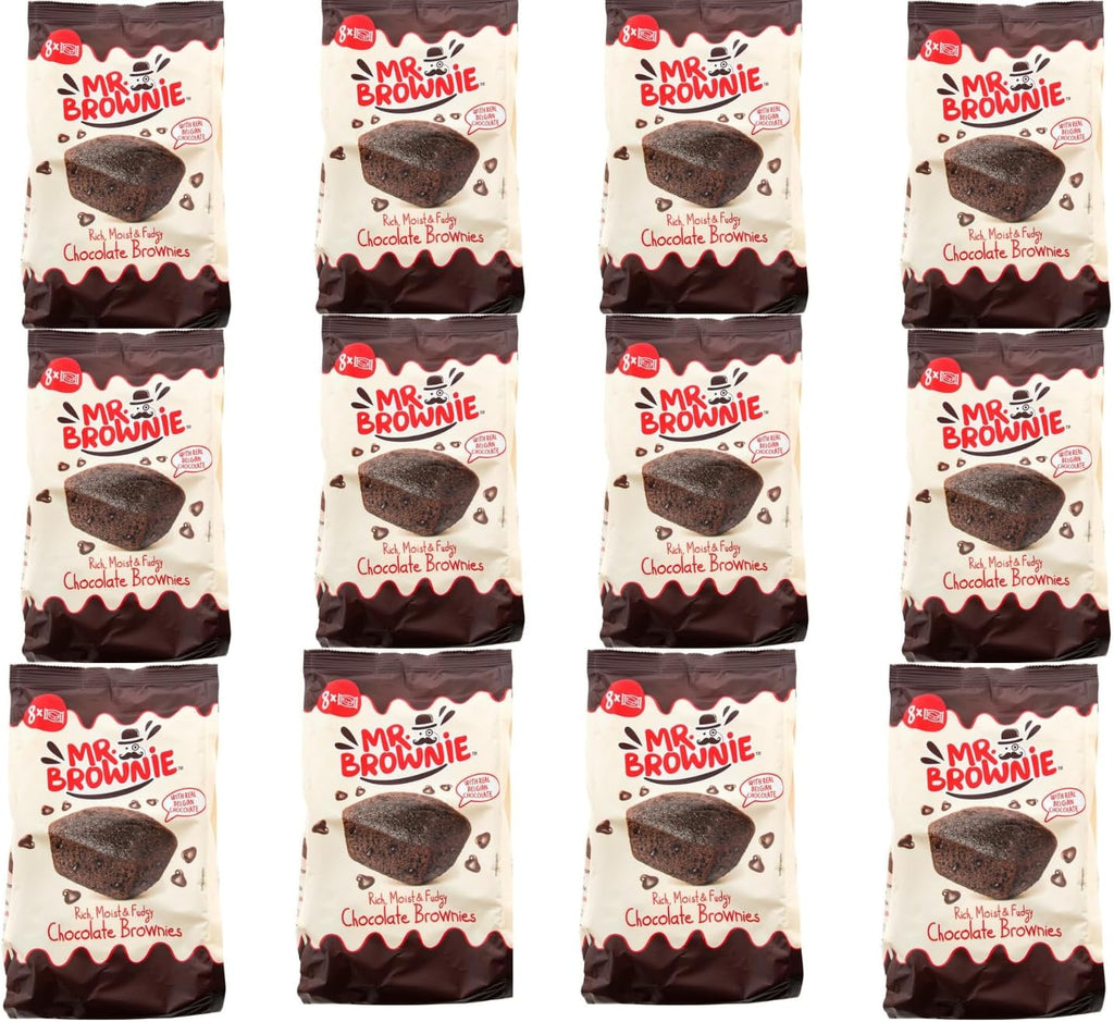 mr brownie negro chocolate belga brownie 8 und,12 bolsas 96 brownies