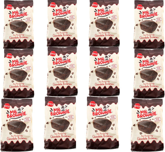 Mr Brownie Negro chocolate belga 96 brownies pack 8 bolsas Golominas