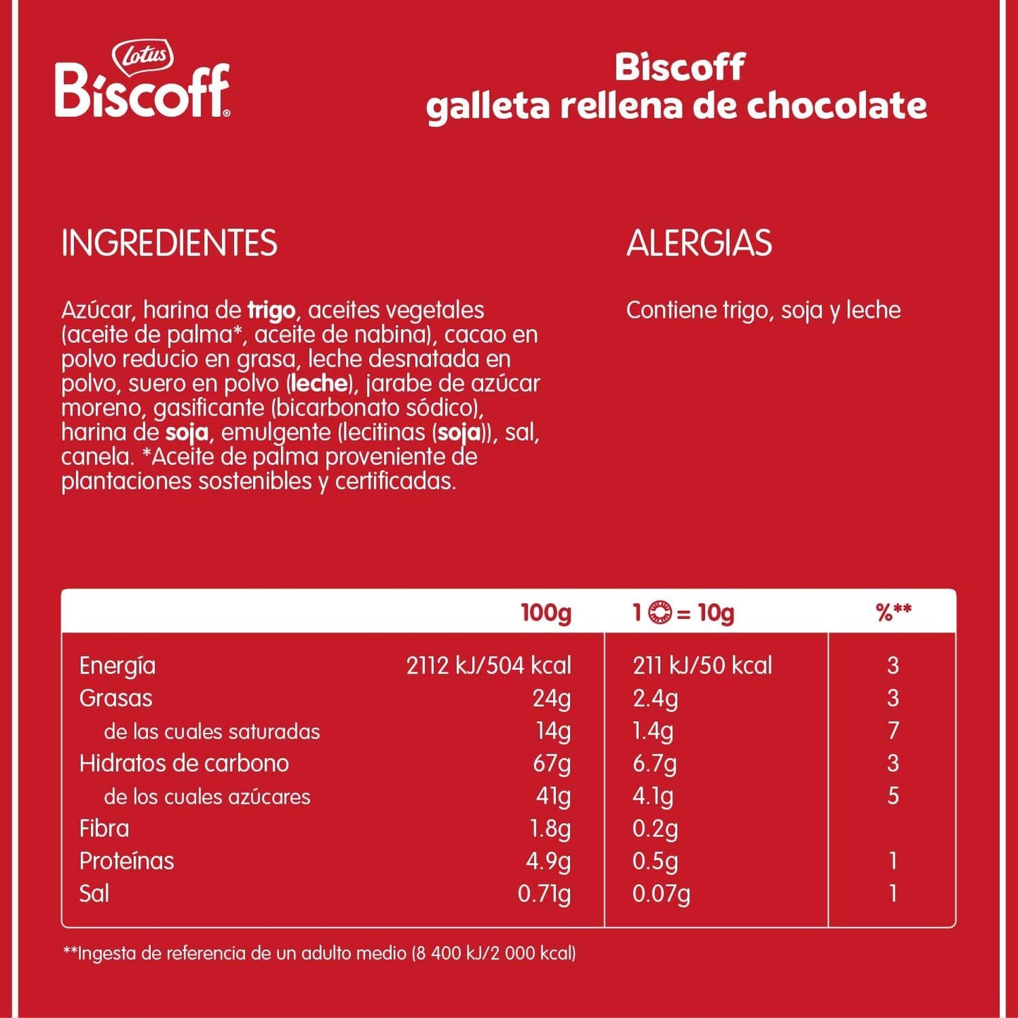 Lotus Biscoff Galletas Rellenas de Chocolate – Pack 9 x 150 g – 1,35 kg