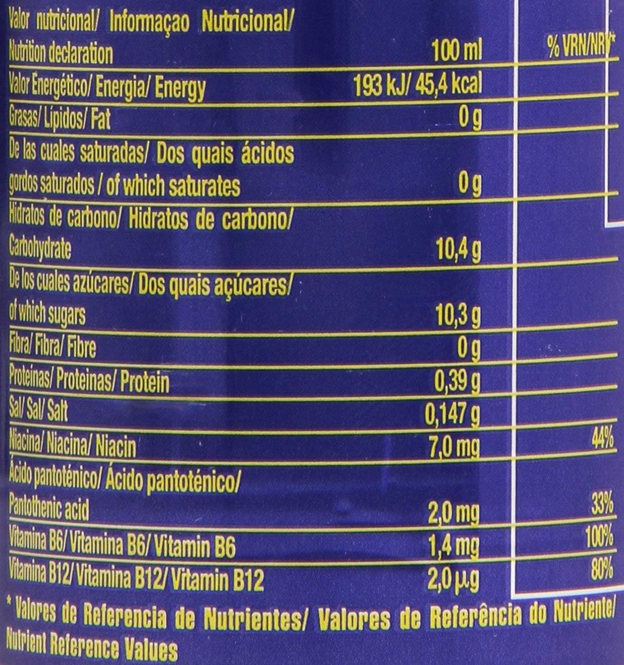 Powerking – Bebida Energética Pack 24 Latas de 250 ml