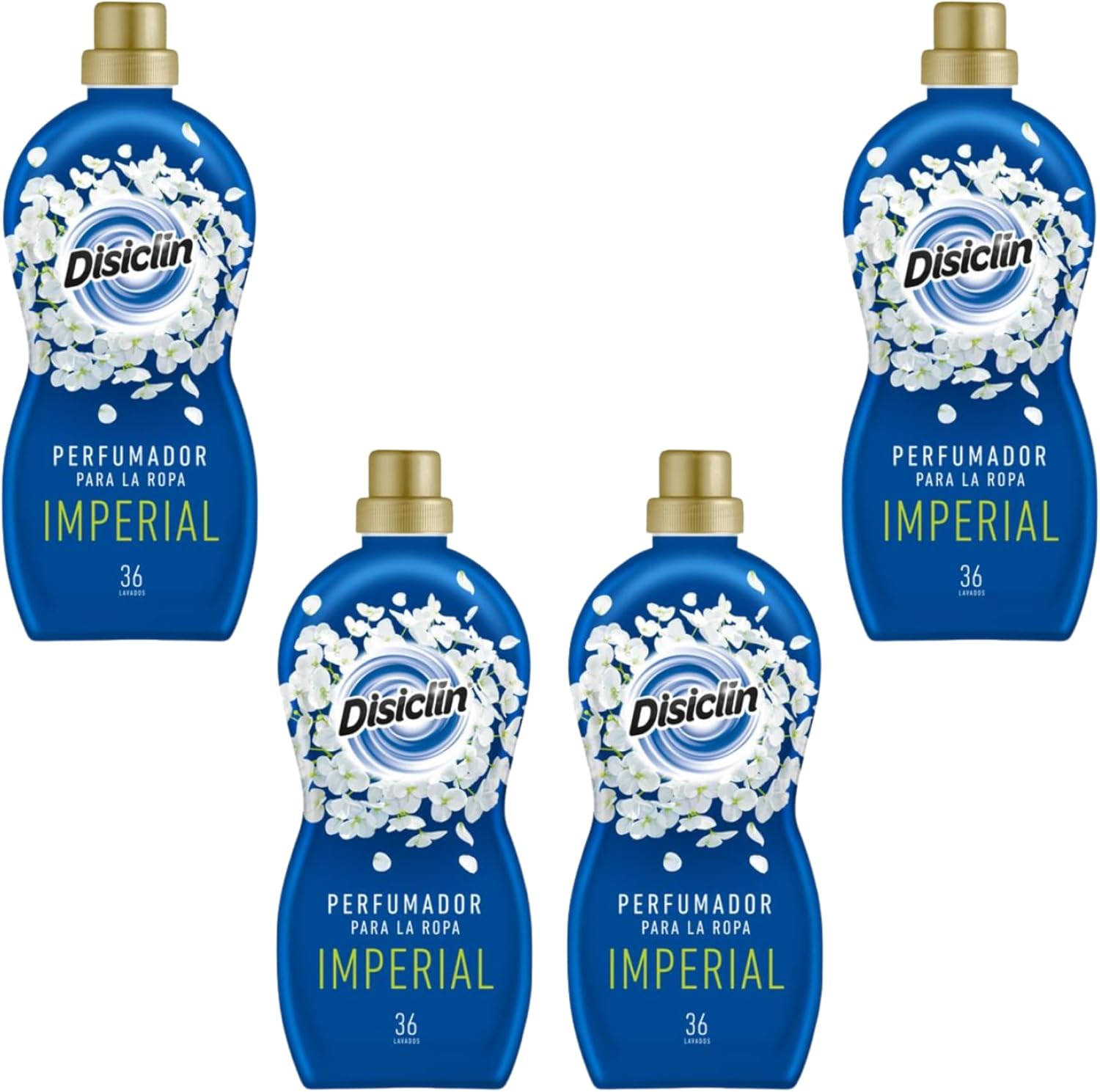 Disiclin Perfumador de Ropa Imperial – Pack de 4 Botellas (144 Lavados)