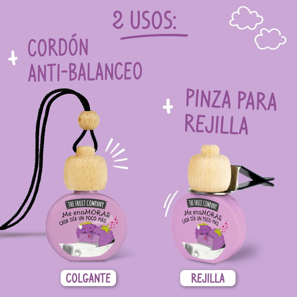 The Fruit Company - ambiebtador de coche  Pack de 4 unidades