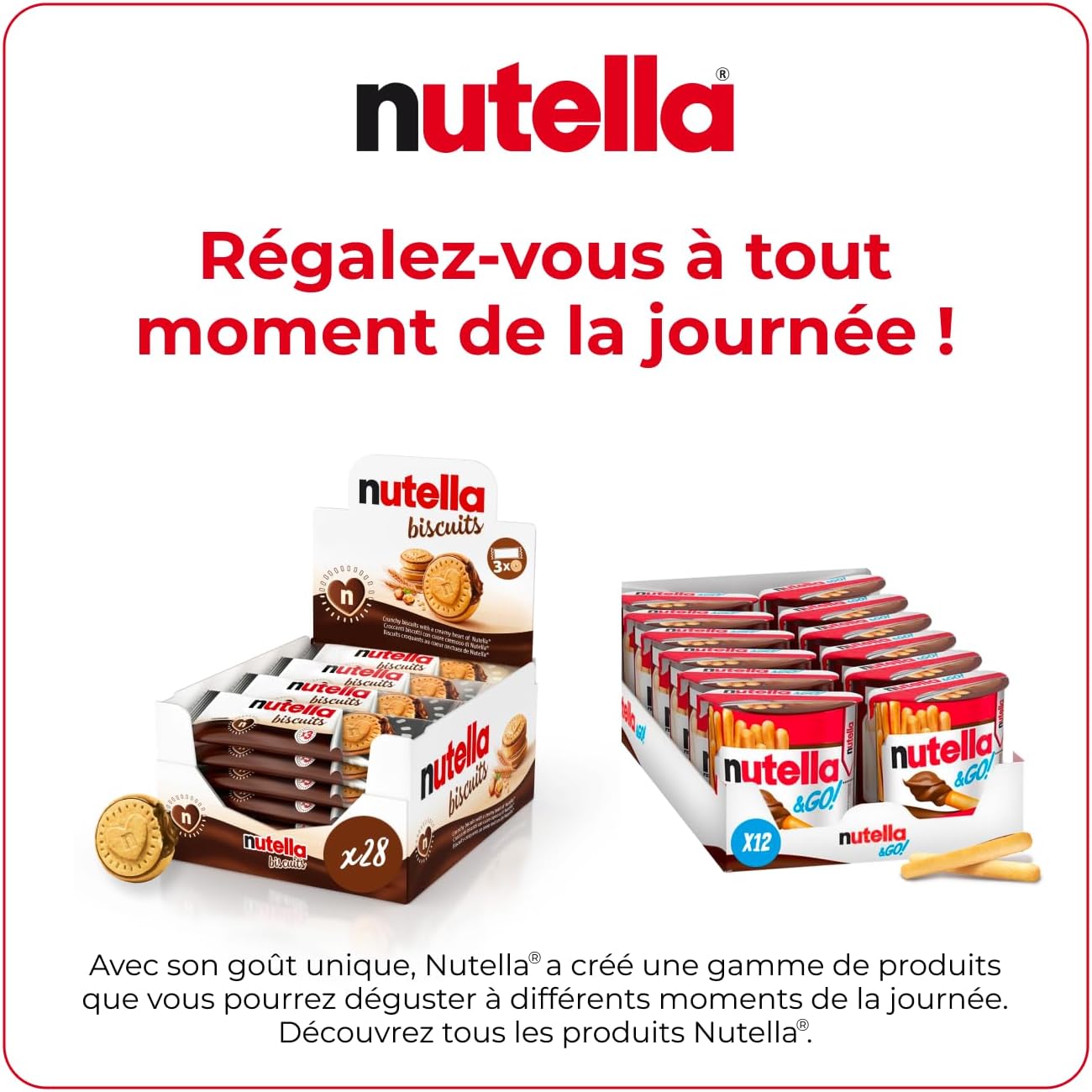 Nutella - Nut & Go - 12 piezas