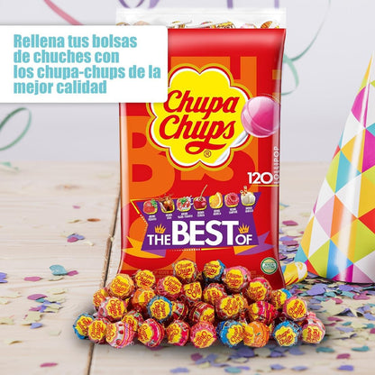 Chupa Chups Piruletas Surtidas – Pack 2 Bolsas x 120 unidades