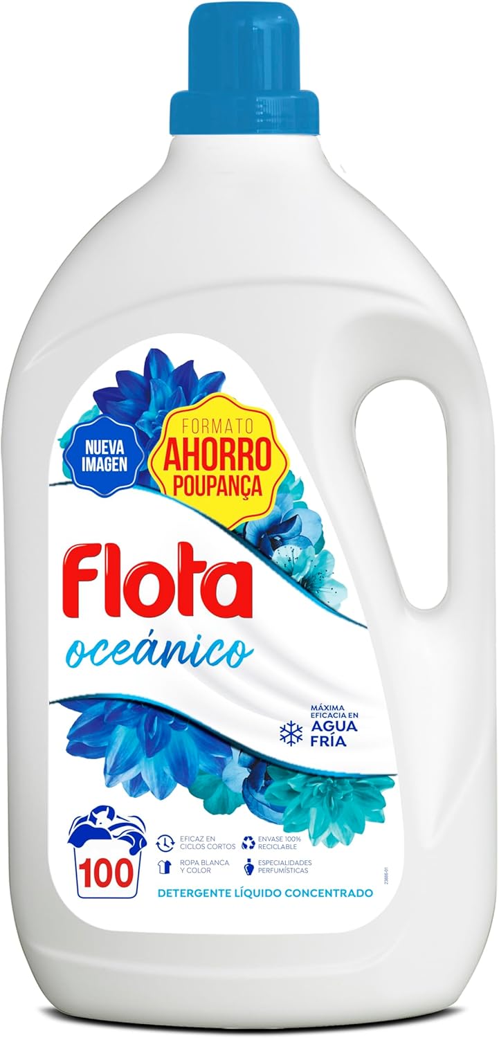 Flota Detergente Líquido Quitamanchas – 2 x 100 Lavados (Fragancia Oceánico)