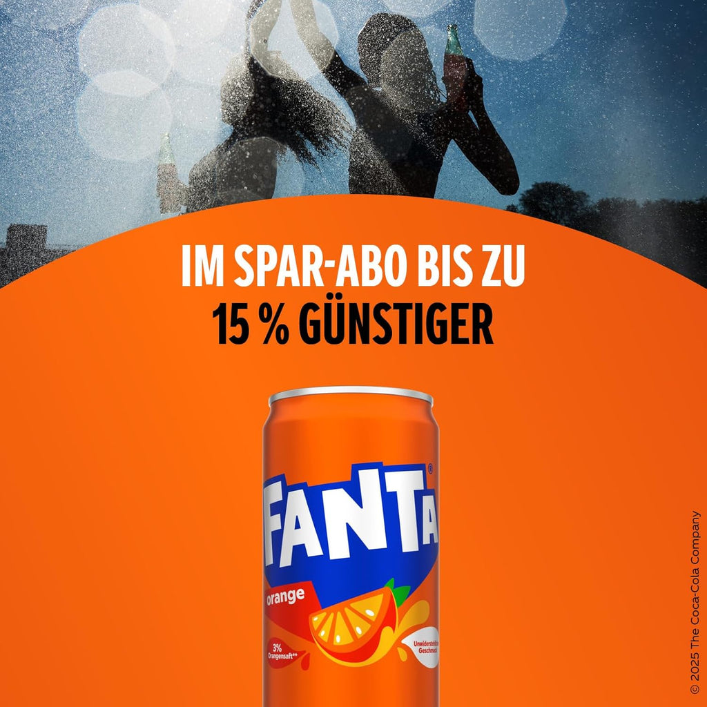 Fanta Naranja – Pack 24 Latas de 330 ml