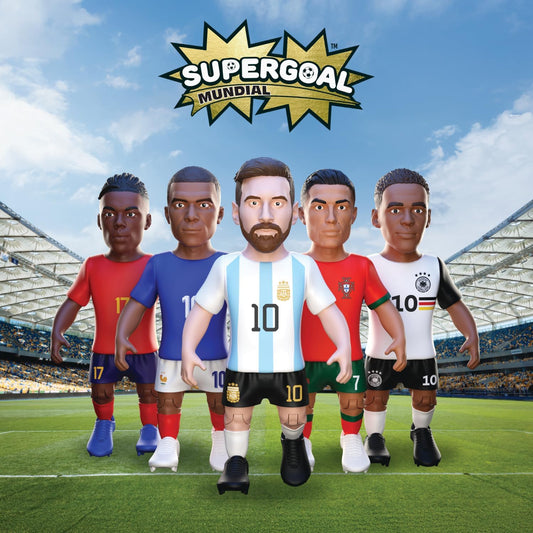 Golominas Company SuperGoal World – Pack de 6 Sobres | Figuras Coleccionables Oficiales de Fútbol