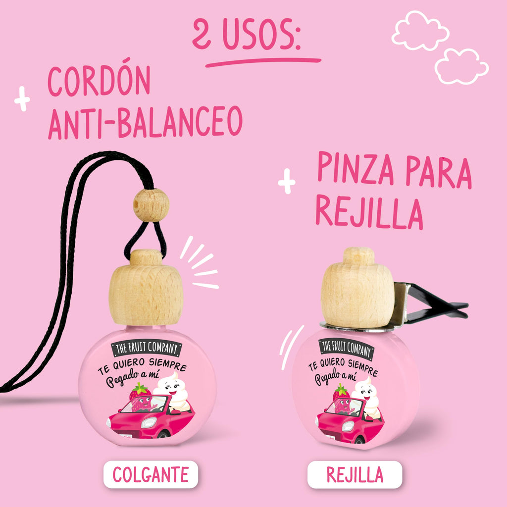 The Fruit Company - ambiebtador de coche  Pack de 4 unidades