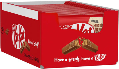 Kit Kat Classic chocolate pack 24x45g barritas wafer chocolate con leche Golominas