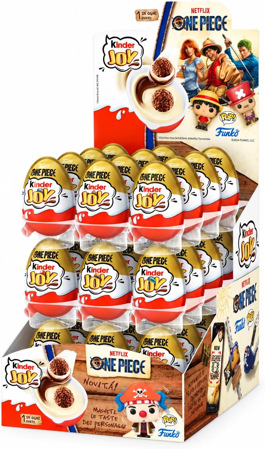 Kinder Joy One Piece x Funko – Caja de 36 Huevos Sorpresa
