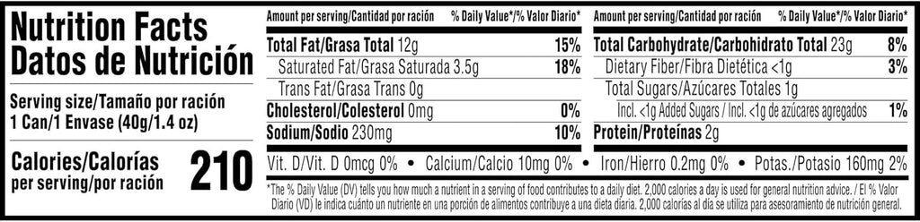 Pringles Sour Cream & Onion – Small Stacks (Pack 12 Unidades)