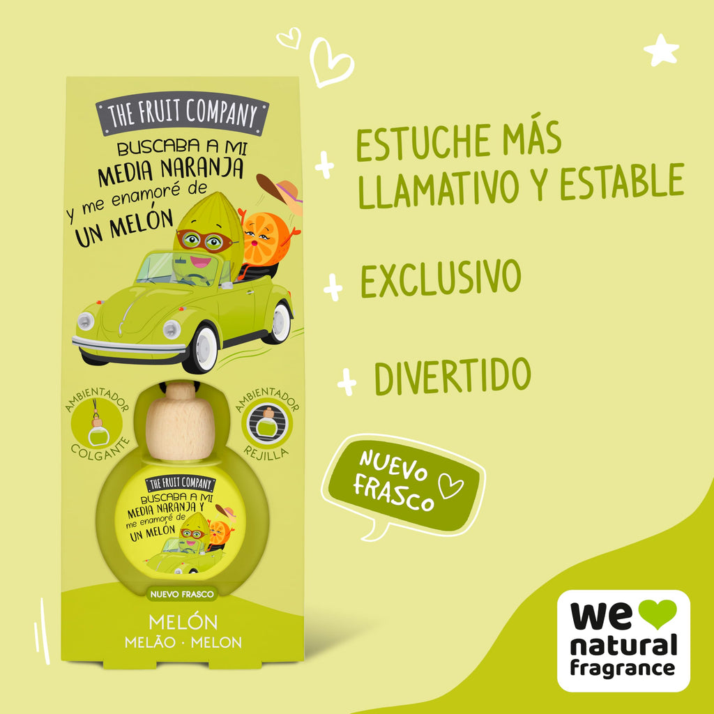 The Fruit Company - ambiebtador de coche  Pack de 4 unidades