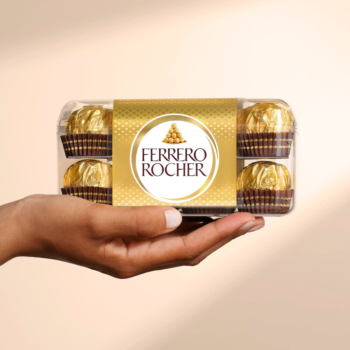 Ferrero Rocher T16 – Pack de 5 Cajas (80 Bombones), 5 × 200 g