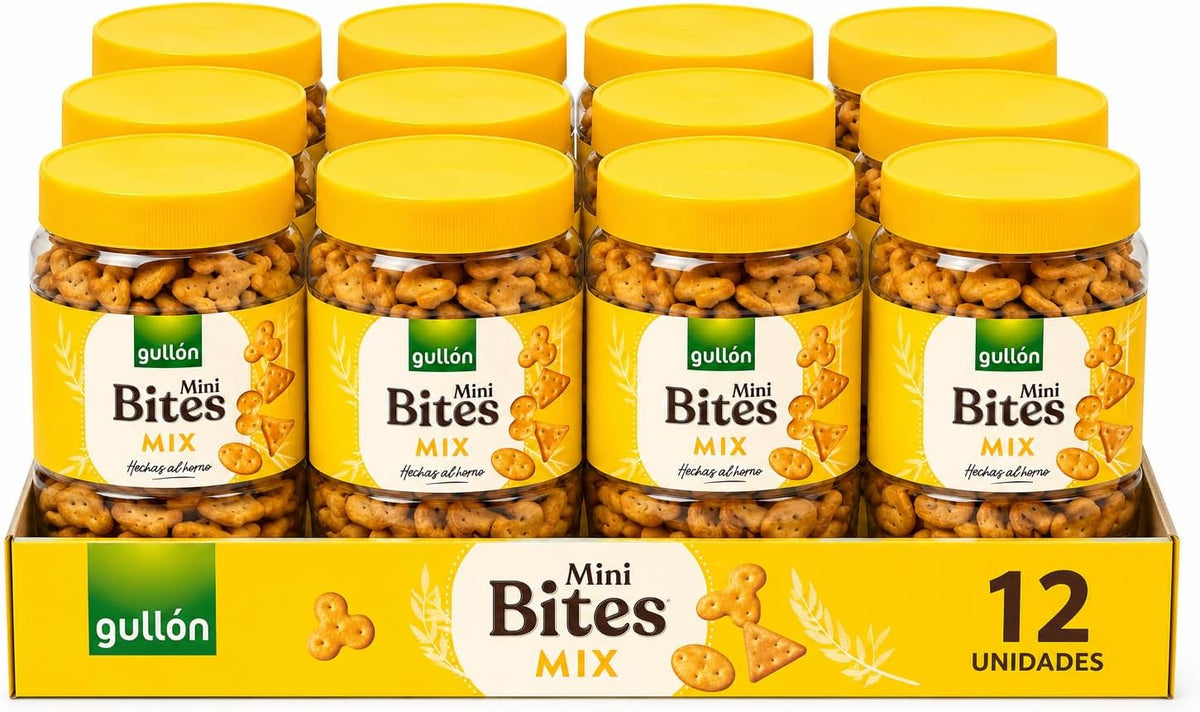 Pack 12 Gullón Mini Bites Mix 3 kg
